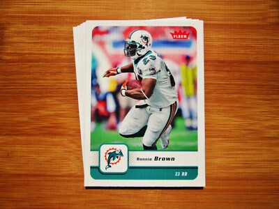 2006 Fleer Miami Dolphins TEAM SET w/ SP Rookies