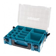 Makita 191X80-2 Makpac Organizer Set With Clear Lid & 13 Inserts