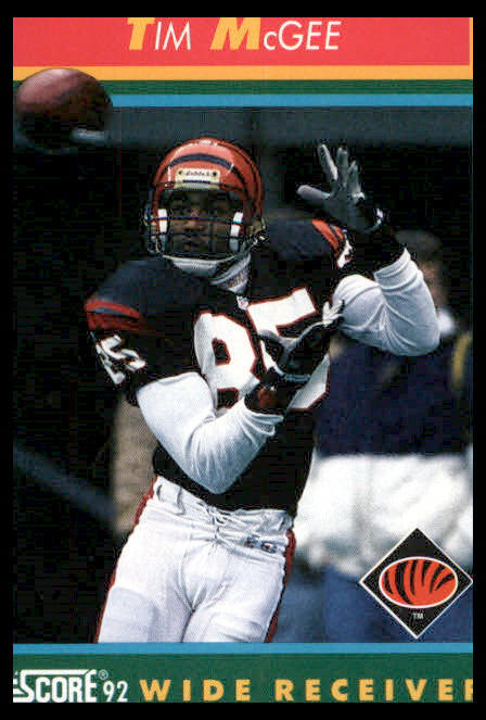 1992 Score #239 Tim McGee Cincinnati Bengals