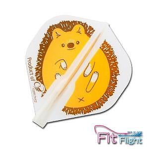 COSMO DARTS FIT FLIGHT (SET OF 3) PRINTED SERIES STANDARD HEDGEHOG NATURAL