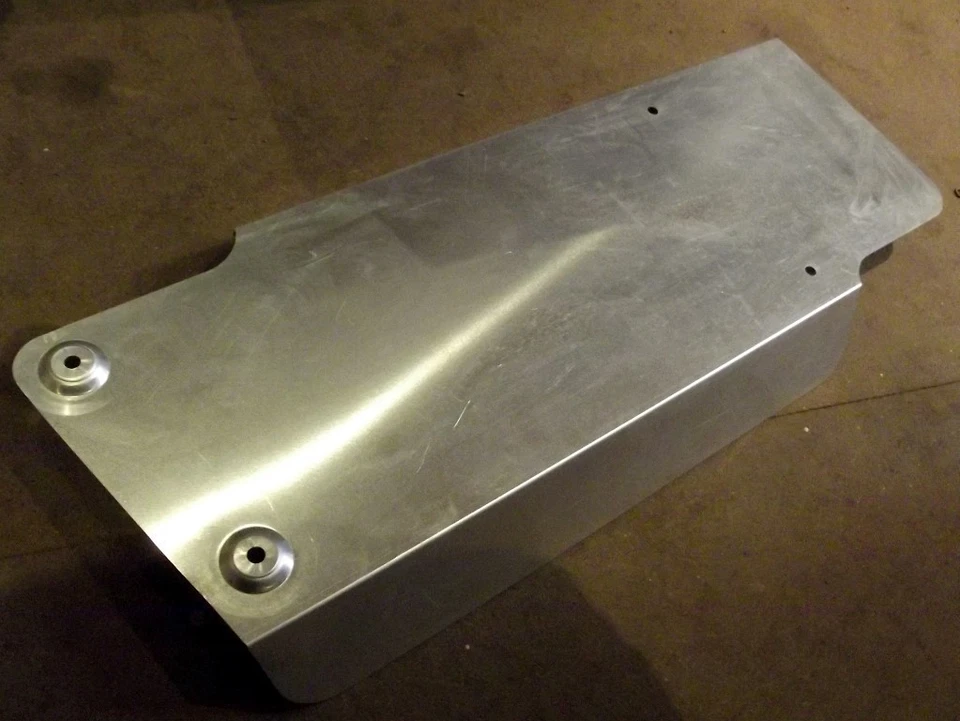 Exhaust rear silencer heat shield Mazda MX-5 mk1 by JASS aluminium MX5 NA0156451 - Image 2 of 2