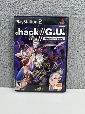 DOT Hack GU Vol 2 Reminisce For PlayStation 2 (PS2) - No Manual Tested Working