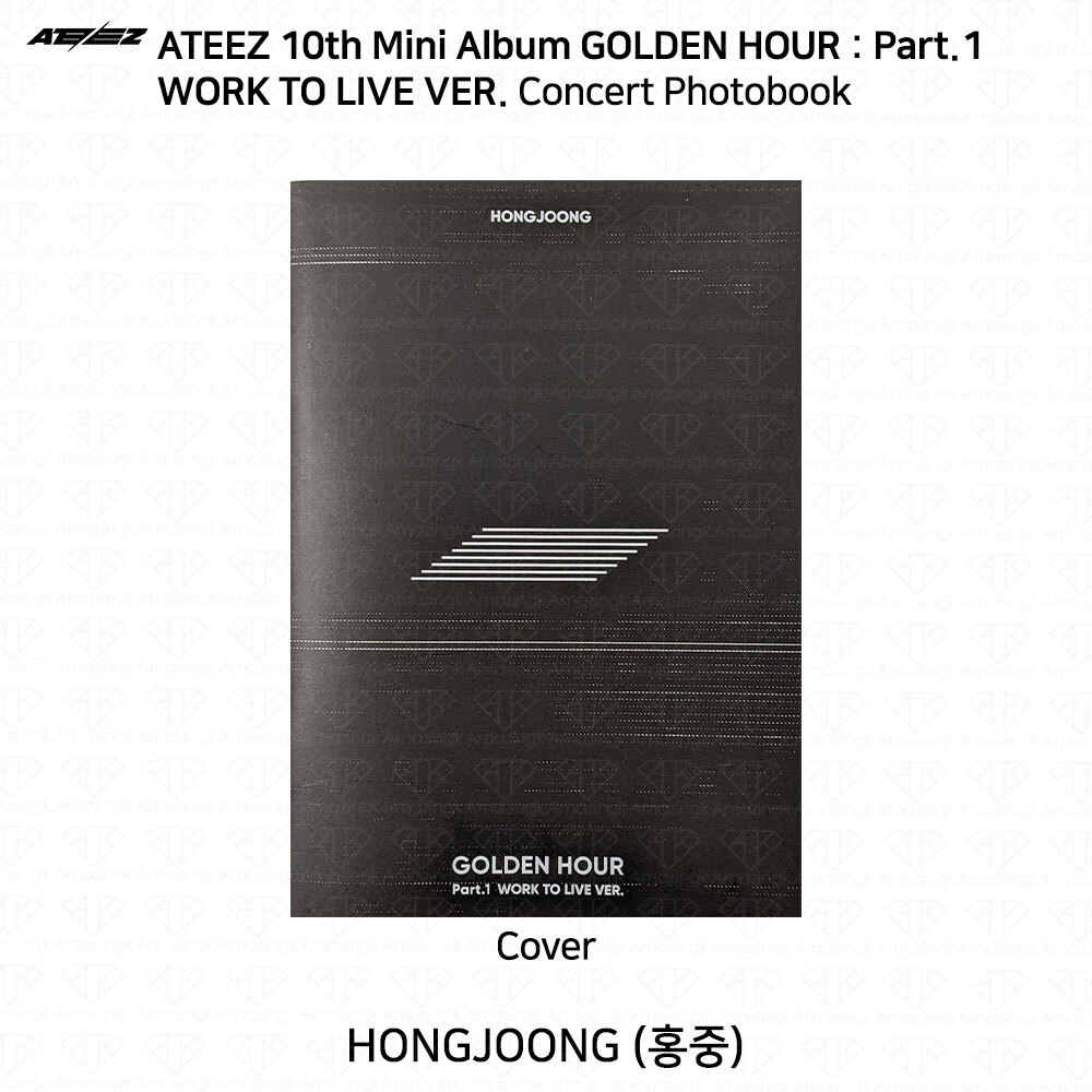 ATEEZ Golden Hour Part.1 Work To Live Ver Concert Photobook