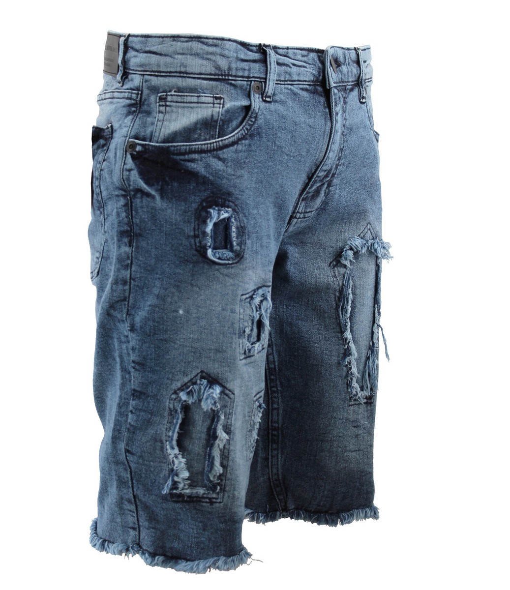 デニム・ジーパン FROGLET Cross Studs Stretch Washed Distressed Flare Jeans Cross Studs Stretch Washed Distressed Flare Jeans – ARCANA