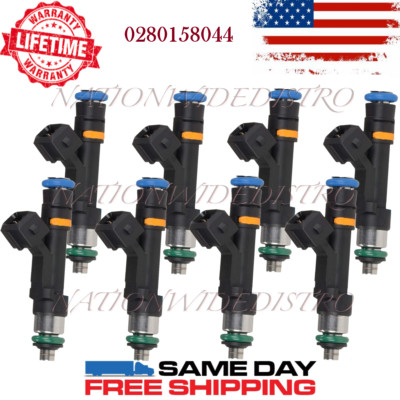 8x OEM Bosch Fuel Injectors for 03-05 Ford E- F-150 250 350 Super Duty 5.4L V8