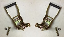 2x 2 Ratchet Handle For Tow Dolly Flat Bed Car Hauler Ratchet Tie Down Strap