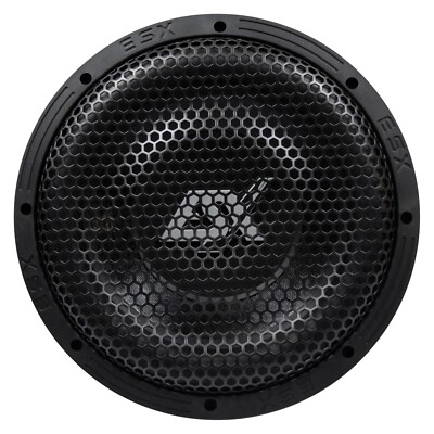ESX SXE10D2  25cm  Subwoofer 800 Watt 2 + 2 Ohm mit Gitter