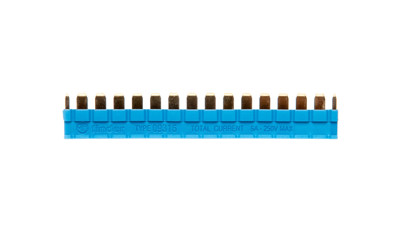 Jumper link for terminals A1/A2 max. 16 sockets blue 093.16.000000000 /T2UK