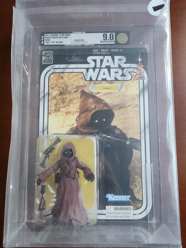 Star wars Black series 40th Anniversary Jawa AFA 9.0 AGE Text in caps (2017)
