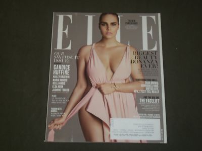 2017 MAY ELLE MAGAZINE - CANDICE HUFFINE COVER - B 1830