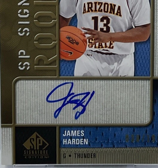 James Harden дебютант с автографом PSA 9 -2009 SP Signatures /199 Clippers, ASU Sun Devils - Изображение 4 из 4