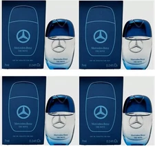 *PACK OF 4* MERCEDES-BENZ THE MOVE for Men 0.24 oz 7 ml Eau de Toilette SPLASH