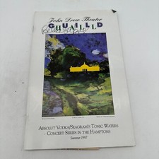 JOHN DREW THEATER GUILD HALL LESLEY GORE - AUTOGRAPHED - SUMMER 1997