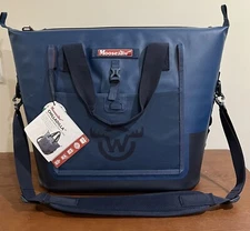 New Moosejaw 42 Can Chilladilla Soft-Sided Cooler Tote - Midnight Blue