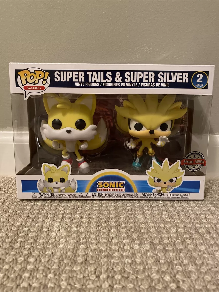 Funko POP Super Tails Super Silver 2 Pack SDCC 2020 Sonic The