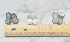 VINTAGE 3 PAIRS CUFFLINKS Silver tone Krement...