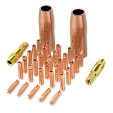 MIG Gun Accessory Kit for Lincoln Magnum 100L Tweco Mini/ 1, 34-Piece 0.030"