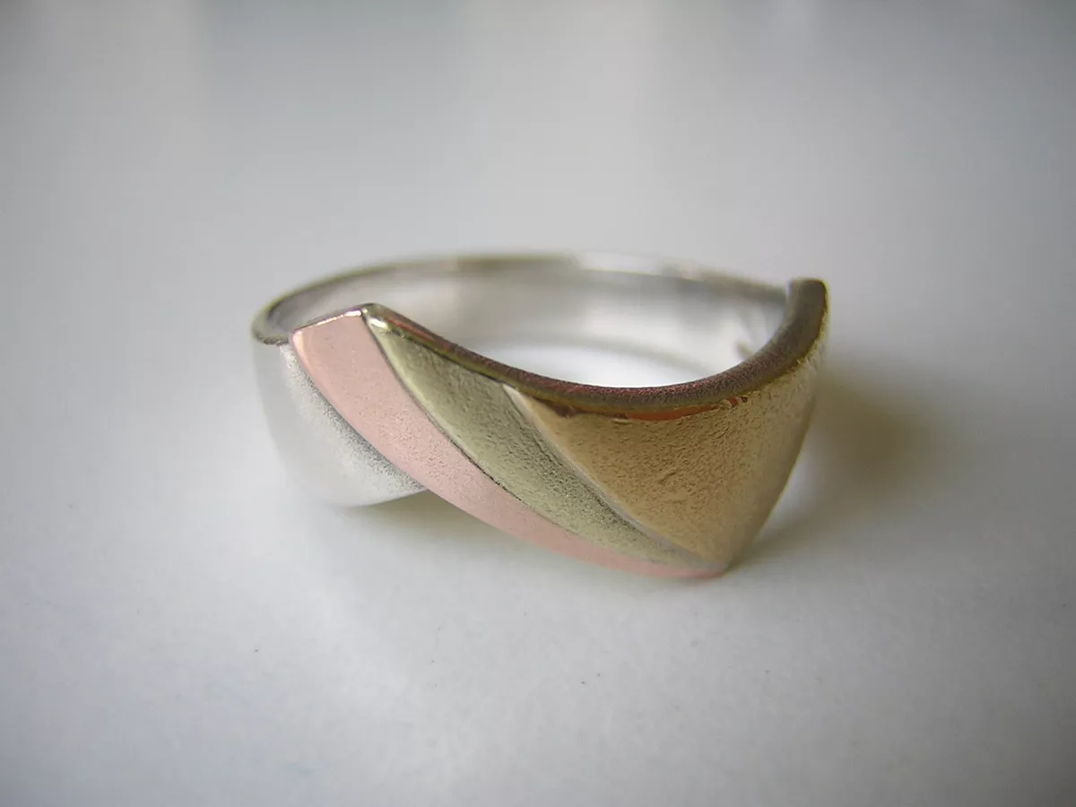Plated shop silver ring