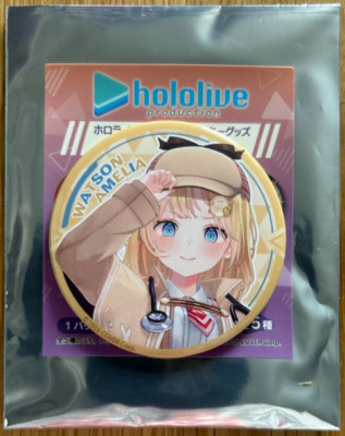 Hololive Starter Merch Can Button Badge English Myth - Watson Amelia