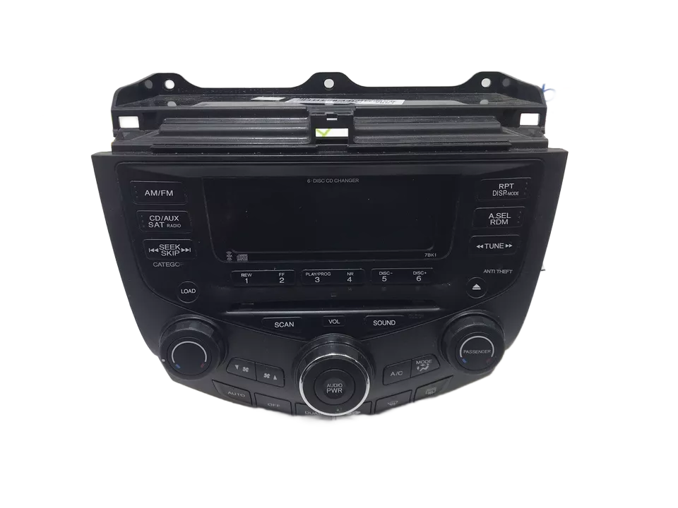 ＣＤ 04 05 06 07 HONDA Accord Radio 6 Disc Changer CD Player 7BK1 Temp