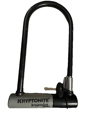 Kryptonite Kryptolok Standard Bike U-Lock, Heavy Duty Anti-Theft Bicycle U Lock