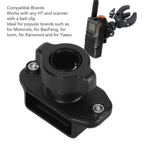 Motorcycle Walkie Talkie Mount Bike Two Way Radio Holder With Durable - Zdjęcie 22 z 22