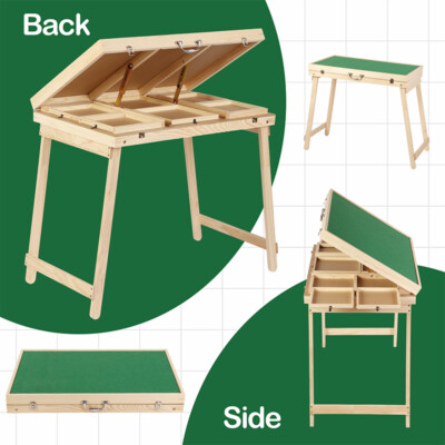 Puzzletisch Puzzlebrett Holz mit Klappbar Beinen & 4 Schubladen bis 1500 Teile
