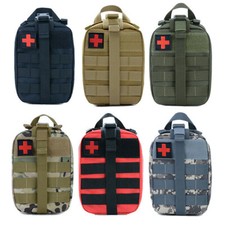 Tactical First Aid Pouch Molle EMT Pouches Rip-Away Military IFAK Medical Bag