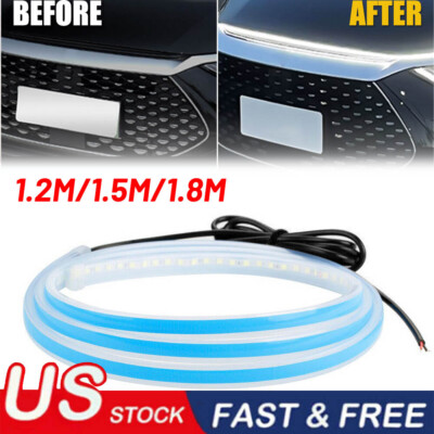 Start Up Hoodbeam Kit, Flexible Car Hood LED Meteor Strip Lights New