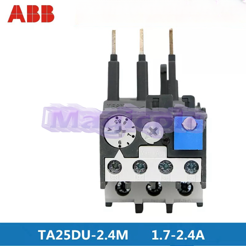 ABB TA25DU-2.4M Thermal Overload Relay – 1.7-2.4A – NEW