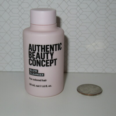 NEW Authentic Beauty Concept Glow Cleanser for Color Hair Travel 1.6oz 50ml 