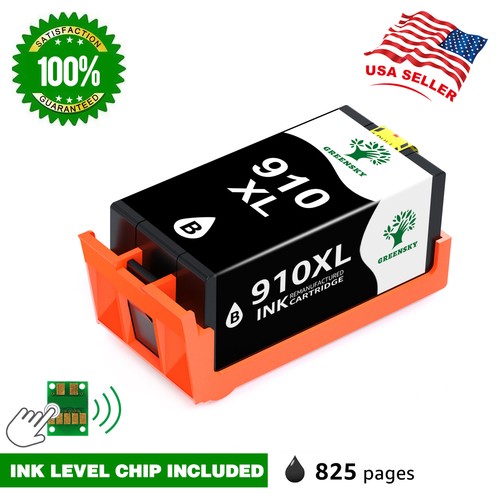 1PK 910XL Black Ink Cartridge Replacement for HP OfficeJet Pro 8010