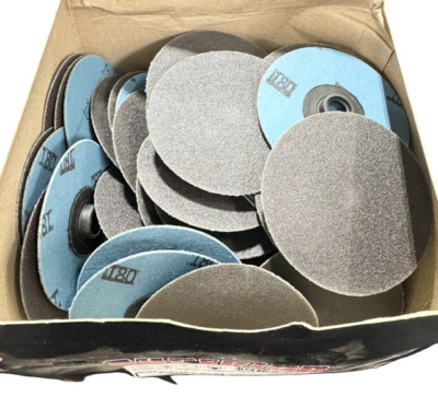 Superior 3'' Quick Change Sanding Discs Type-S 180 Grit Silicon Carbide 50 Pack
