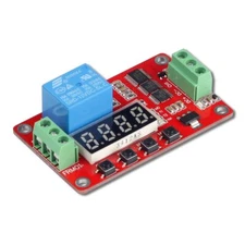 Dc 12v Programmable Multifunction Time Delay Relay Module With Segment Leds Disp