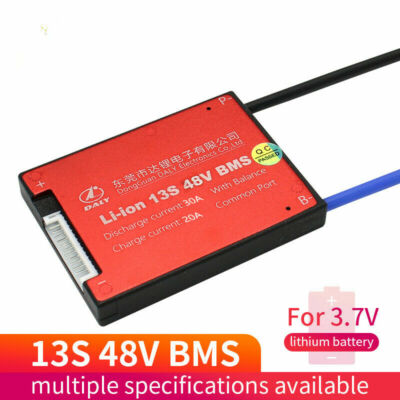 13S 48V 15A 20A 30A 40A 50A 60A 80A100A Li-ion BMS With Balance Waterproof Board