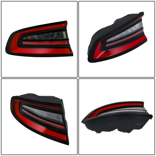 Left Side Fit For 2015-2022 Dodge Charger Outer Tail Light Brake Lamp LED Type - Picture 2 of 14