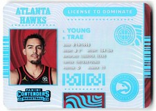 2022-23 Panini Contenders License To Dominate Trae Young #1 Atlanta Hawks