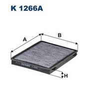 FILTRON Innenraumfilter K 1266A Aktivkohlefilter für CHEVROLET OPEL ANTARA L07