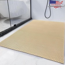 Extra Large Non-Slip Shower Mat Quick Dry Exfoliating Bathroom Rug Safety Mat US
