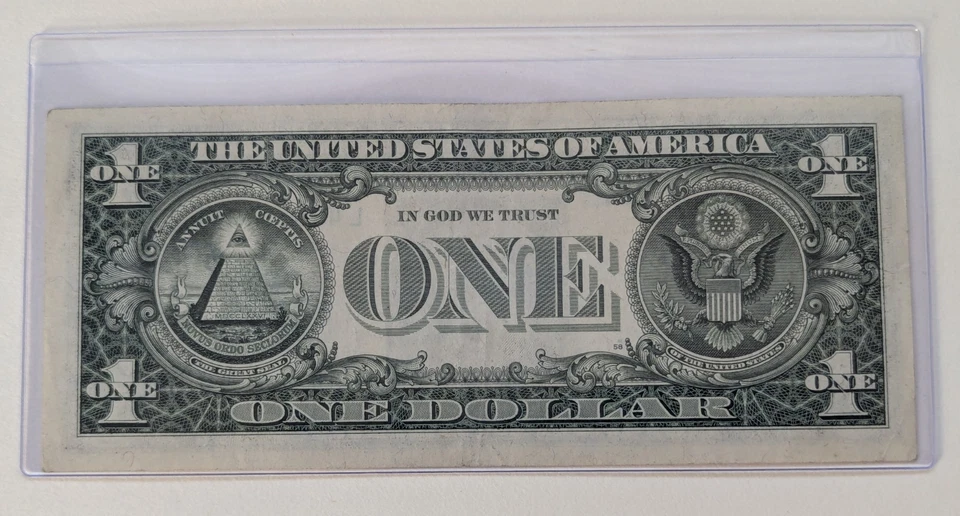US One Dollar, 1981 A, $1 Federal Reserve Note  - Image 2 of 2