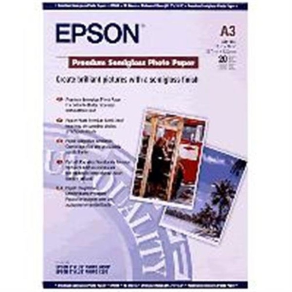 Epson Premium Semigloss Photo Paper, Din A3, 251 G/M², 20 Blatt-image