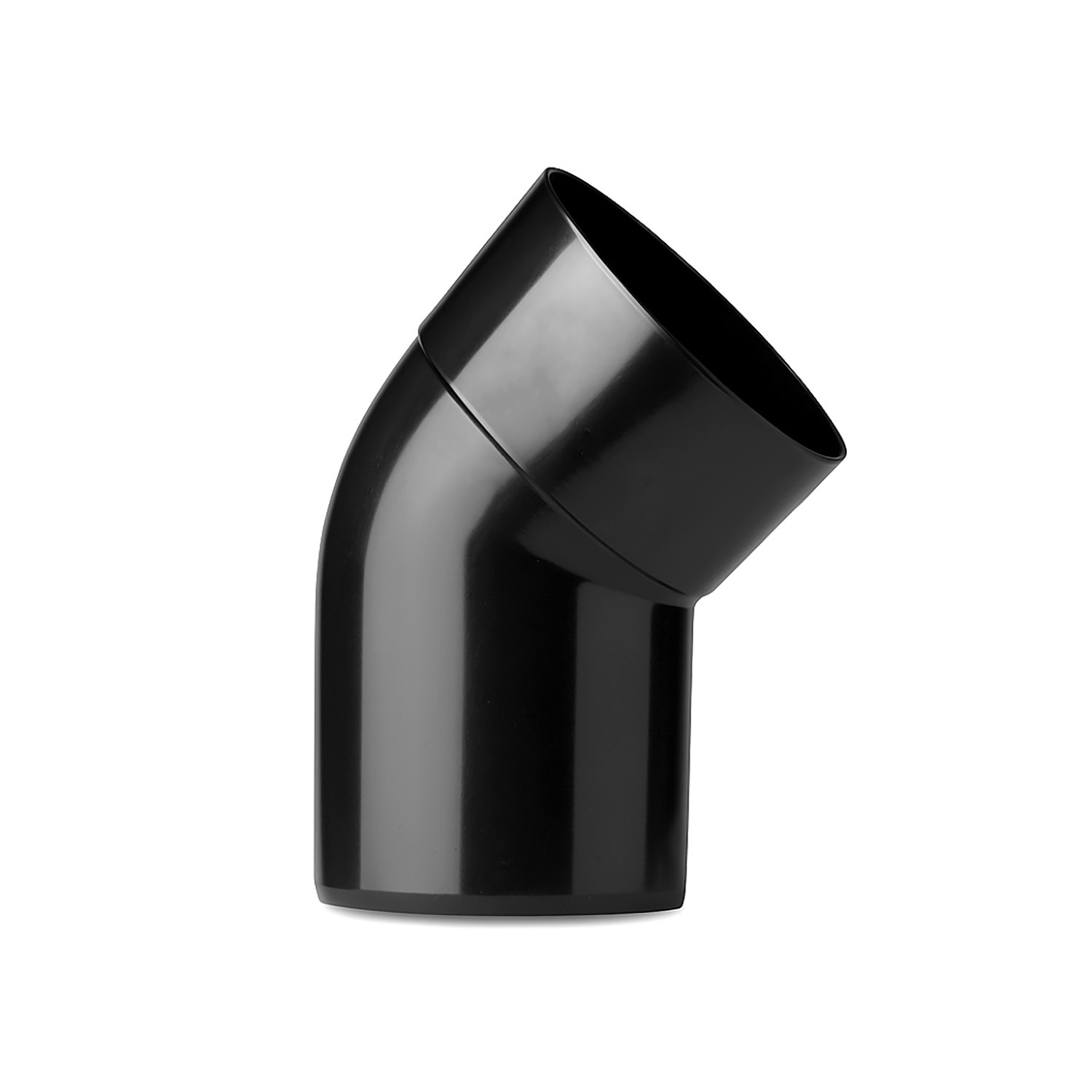 5x 36mm M&F 45 Degree Solvent Weld Bend Black
