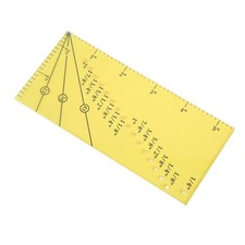 Sew Seam Allowance Ruler With Magnetic Seam Guide Clear Scale Sturdy Durable