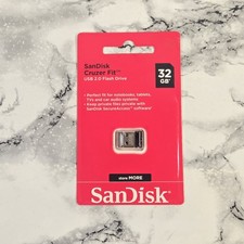 NEW - SanDisk Cruzer Fit USB 2.0 Flash Drive (32GB)