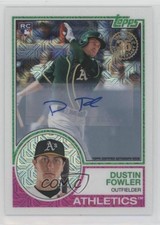 2018 Topps Silver Pack 1983 Design Chrome Series 1 97/199 Dustin Fowler Auto y8h