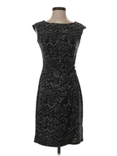 Chaps Women Black Cocktail Dress S