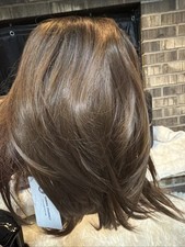 HAIRCUBE Layered Synthetic Wig for Women, Long Brown — listing 2