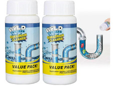 Wild Tornado Powerful Sink  Drain Cleaner Powder - Quick Foaming Super Clean...