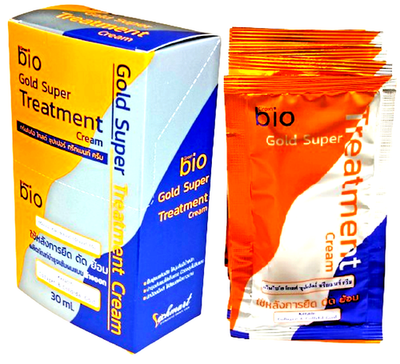 Green Bio Gold Super Hair Treatment Cream Keratin Collagen Gold