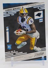 2021 Panini Prestige Terrace Marshall JR #216 Rookie Base Carolina Panthers
